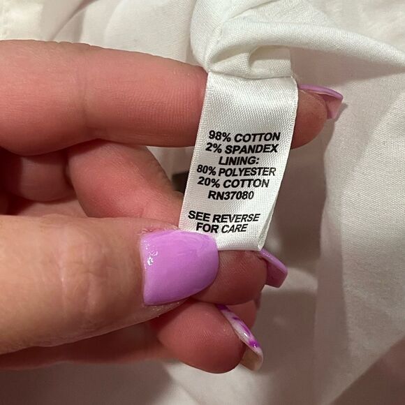 Cato Tropical Floral Cream Orange Sheath Dress Size 10 - Picture 8 of 8